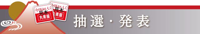 抽選・発表